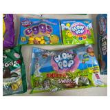 Assorted Candy, Dubble Bubble, Andes Mints, Candy Blox, Tootsie Pops, and More