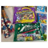 Assorted Candy, Dubble Bubble, Andes Mints, Candy Blox, Tootsie Pops, and More