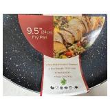 New 9.5 inch Non-Stick Aluminum Marble Coating Frying Pan