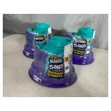 3 New Kinetic Sand Mermaid Treasure Sand Kits