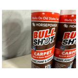 3 New Cans of Horsepower Bullshot Carpet Spot and Stain Remover