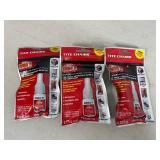 3 New Bottles of Tite Chairs Multipurpose Super Glue