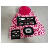 New Night Owl Rechargeable LED Lighted Beanie Hat - Kids