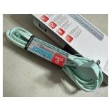 New GE Surge Protector and 9 ft Fabric Covered Extension Cord