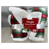 New Sherpa Fleece Throw Blanket