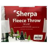 New Sherpa Fleece Throw Blanket