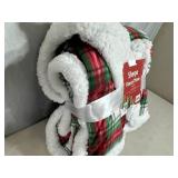 New Sherpa Fleece Throw Blanket