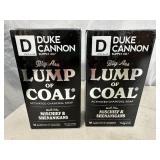 2 New Bars of Duke Cannon Lump of Coal Bar Soap
