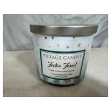 New Village Candle 3 Wick Festive Forest Candle