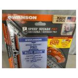 New 7 inch Speed Square with Folding Utility Knife and 3 Line Levels