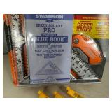 New 7 inch Speed Square with Folding Utility Knife and 3 Line Levels