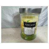 New 18 oz Tuscany Premium Candle with Essential Oils