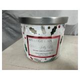 New Village Candle 3 Wick Holly Jolly Nights Candle