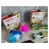 New Cleaning Supplies, Sponges, Fly Swatter, Vasta Slicers, and More