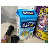 Assorted Candy, Andes Mints, Dubble Bubble Gum, Cotton Candy, Candy Blox, and More