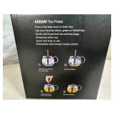 New Bodum Assam Tea Press with Stainless Steel Filter - 34 oz