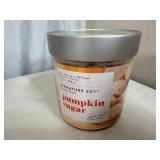 New Signature Soy Plant Based Wax Blend 2 Wick Candle - Pumpkin Sugar