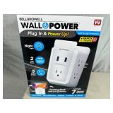 New Wall Power Station with Fast Charging USB Ports, Nightlight, and More