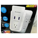 New Wall Power Station with Fast Charging USB Ports, Nightlight, and More