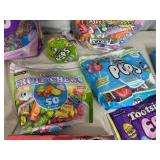 Assorted Candy, Chocolate Cherries, Dots, Fruit Chews, Tootsie Roll Eggs, and More