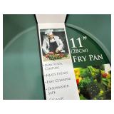 New 11 inch Ceramic Coated Aluminum Induction Safe Frying Pan