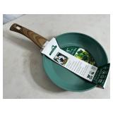 New 8 inch Ceramic Coated Aluminum Induction Safe Frying Pan