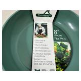 New 8 inch Ceramic Coated Aluminum Induction Safe Frying Pan