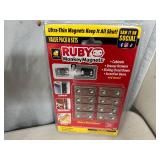 8 New Pairs of Ruby Monkey Magnets