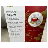 New Holiday Theme Ornament Ice Molds