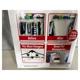 New Pack of 18 Ruby Space Triangles For Closet Organization