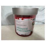 New Signature Soy Plant Based Wax Blend 2 Wick Candle - Whipped Peppermint