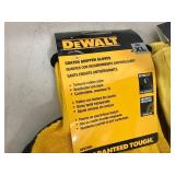 New Dewalt Leather Gloves and Coated Gripper Work Gloves - Size XL