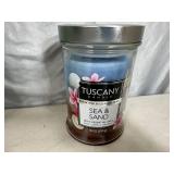 New 18 oz Tuscany Premium Candle with Essential Oils