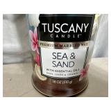 New 18 oz Tuscany Premium Candle with Essential Oils