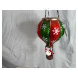 Cute Solar Light Hot Air Balloon with Santa