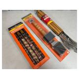 New BBQ Tools, Grill Brush with Extra Head, BBQ Kabob Skewer Set