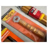 New BBQ Tools, Grill Brush with Extra Head, BBQ Kabob Skewer Set