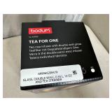 New Bodum Tea for One Tea Cup Infuser with Glass
