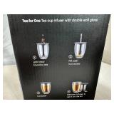 New Bodum Tea for One Tea Cup Infuser with Glass