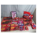 Assorted Candy, Chocolate Cherries, Dots, Tootsie Pops, Fruit Chews, and More