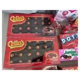 Assorted Candy, Chocolate Cherries, Dots, Tootsie Pops, Fruit Chews, and More