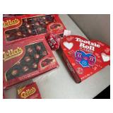 Assorted Candy, Chocolate Cherries, Dots, Tootsie Pops, Fruit Chews, and More