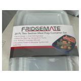 New 20 pc Meal Prep Container Set