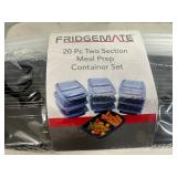 New 20 pc Meal Prep Container Set