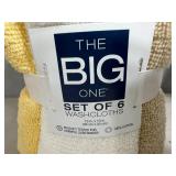 6 New "Big One" Wash Cloths