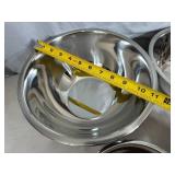 4 New Bene Casa Stainless Steel Mixing Bowls
