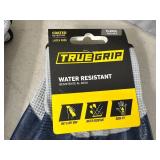 5 New Pairs of True Grip Water Resistant Work Gloves - Size XL
