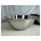 2 New Large Bene Casa Stainless Steel Mixing Bowls