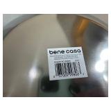 2 New Large Bene Casa Stainless Steel Mixing Bowls