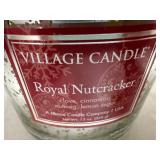 New Village Candle 2 Wick Royal Nutcracker Candle